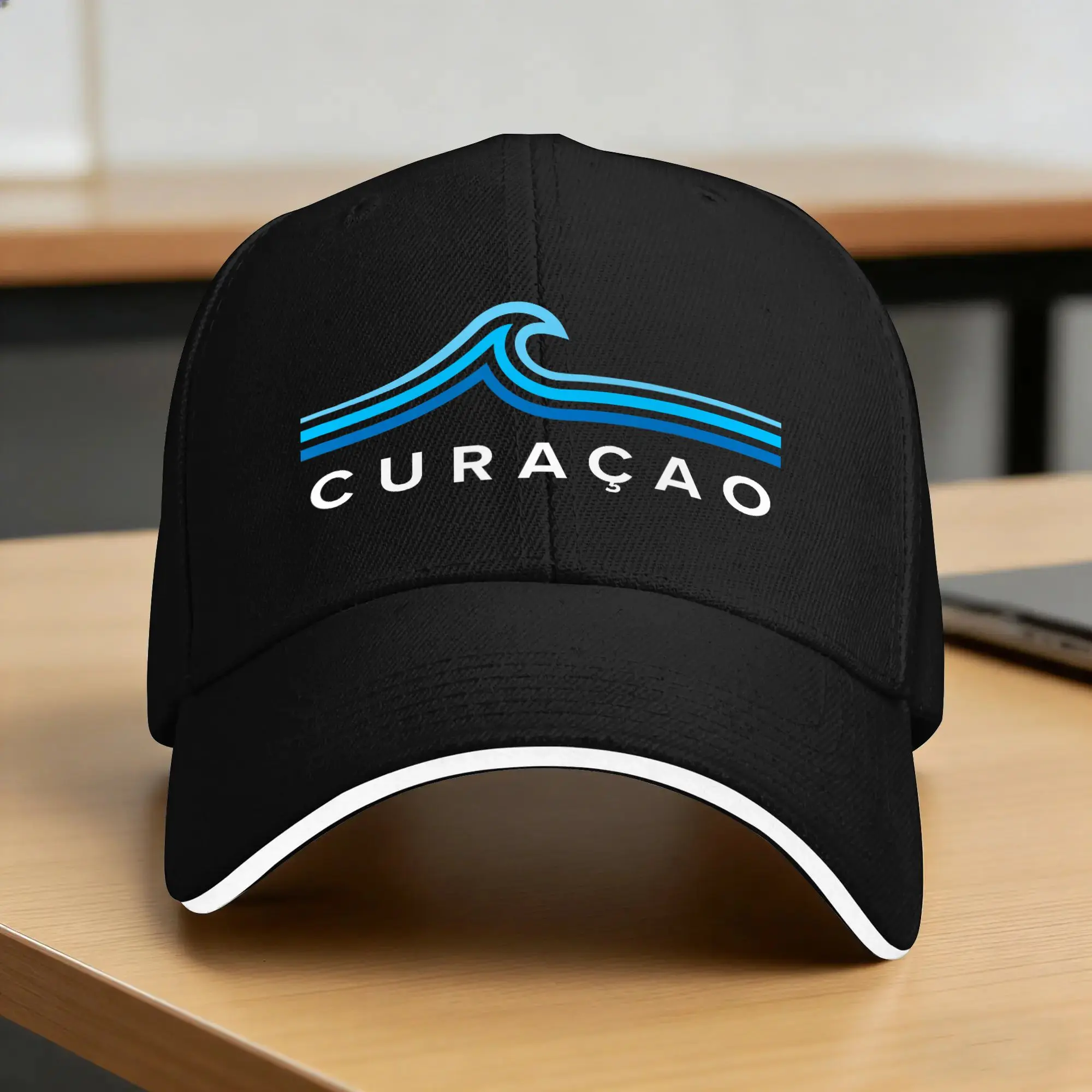 Summer Curacao Waves Vintage Baseball Cap  Kpop Rock Fashion Design Sun Trucker Hat Women Men High Quality Baseball Caps