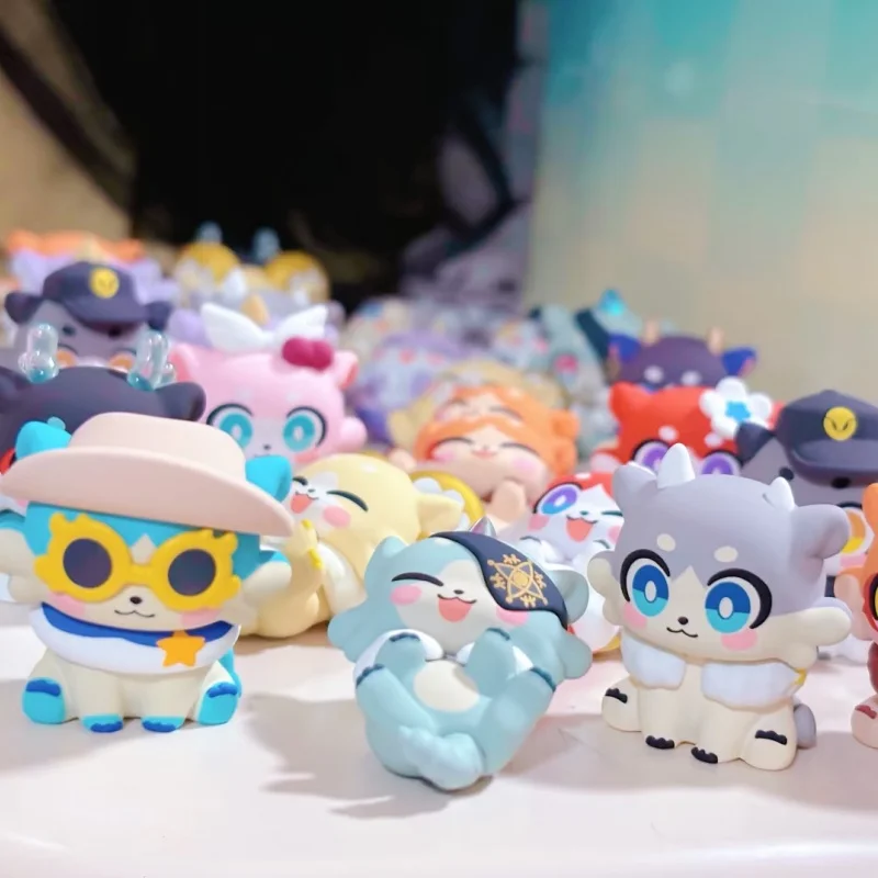Originale Honkai: Star Rail Ava Woo Ava Woo Serie Chimera Mini Cieco Scatola Decorazione del Desktop Modello Giocattolo Carino Regalo di Compleanno della Ragazza