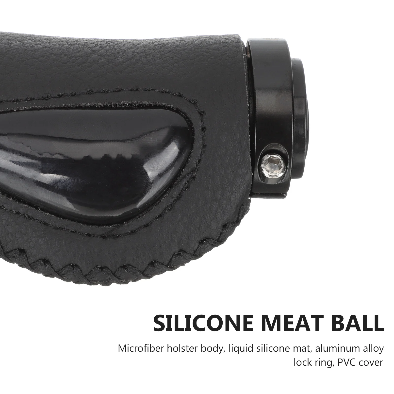 

1Set Nonslip Bike Handlebar Grips Premium Material Shockproof Anti-Slip Design Easy Installation Bicycle Accessories