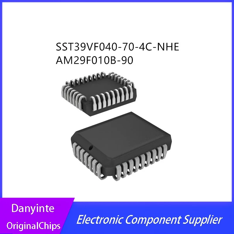 10Pcs/Lot  SST39VF040 SST39VF040-70-4C-NHE AM29F010B-90JI AM29F010B-90JC AM29F010B  PLCC32