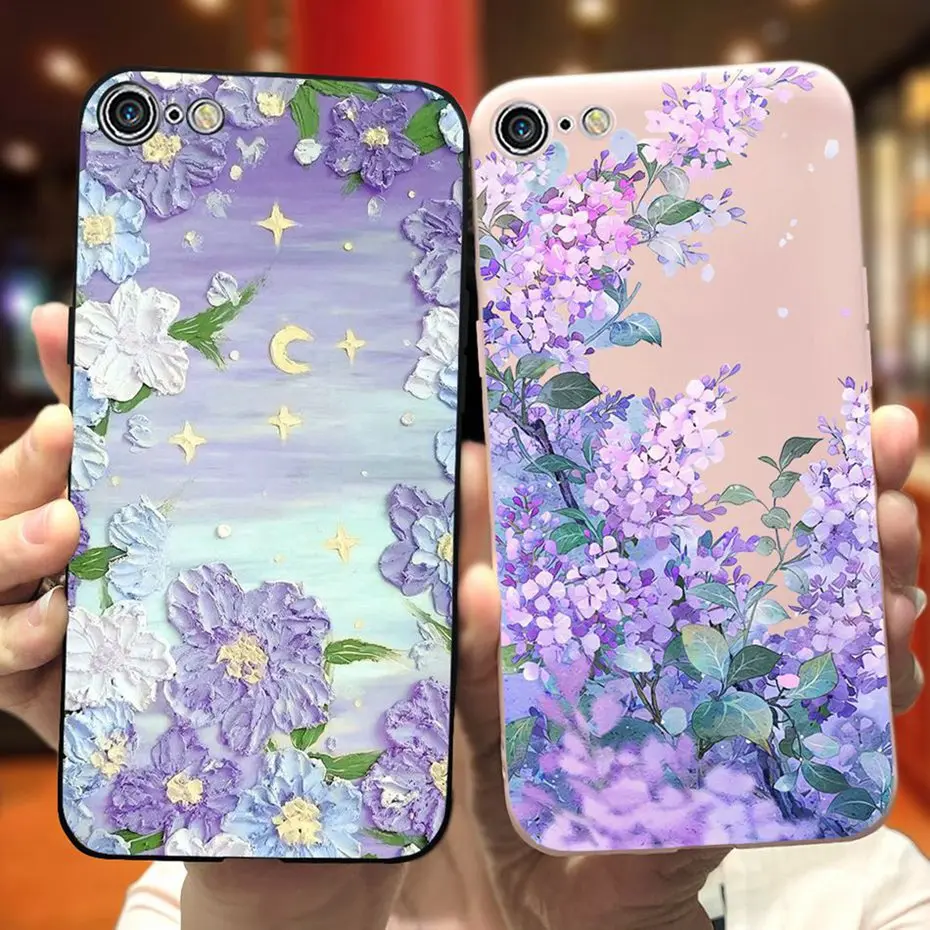 For iPhone 7 8 SE 2020 Fashion Cool Pattern Phone Case Back Cover For iPhoneSE (2020) iPhone7 iPhone8 Soft Silicon TPU Bumper