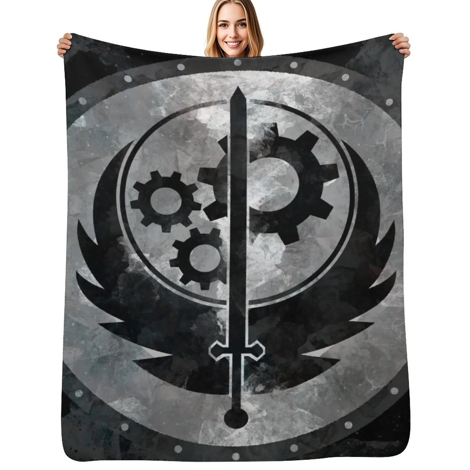 Steel Brothers Throw Blanket All Season Soft Lightweight Blanket for Home