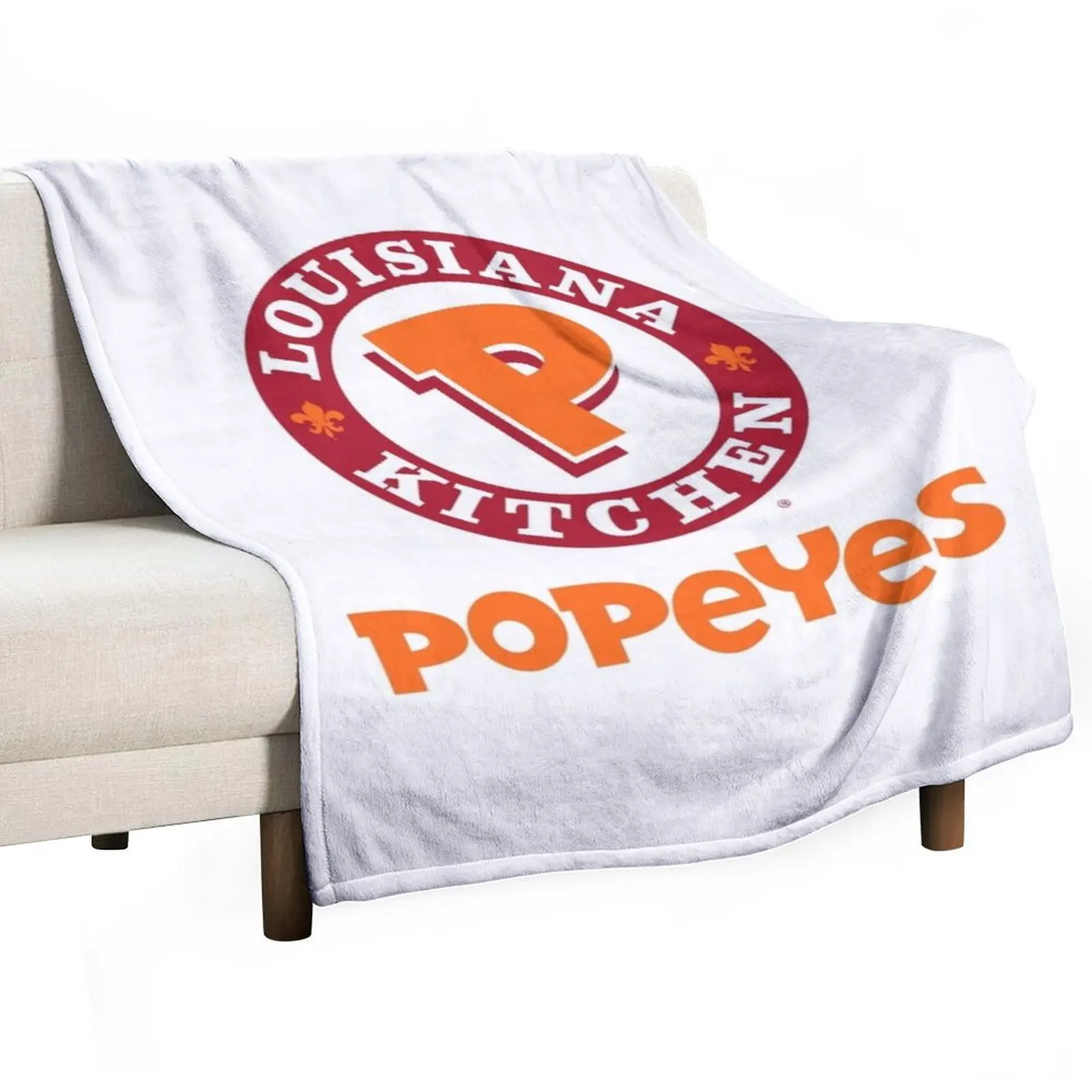 

Popeyes Louisiana Kitchen (Popeyes) Throw Blanket Loose Decorative Sofa Personalized Gift Hairy Blankets