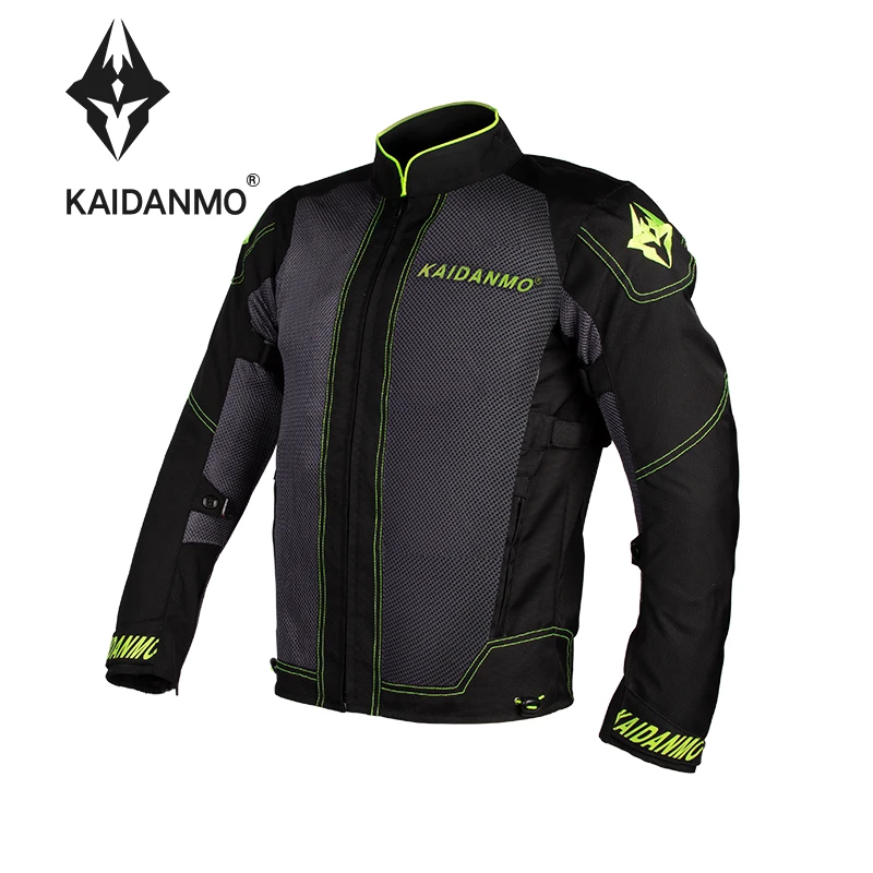 

KAIDANMO Men's Biker Jacket Cycling Suit Knight Anti-drop Woman Racing Heavy Locomotive Breathable Four Seasons Waterproof