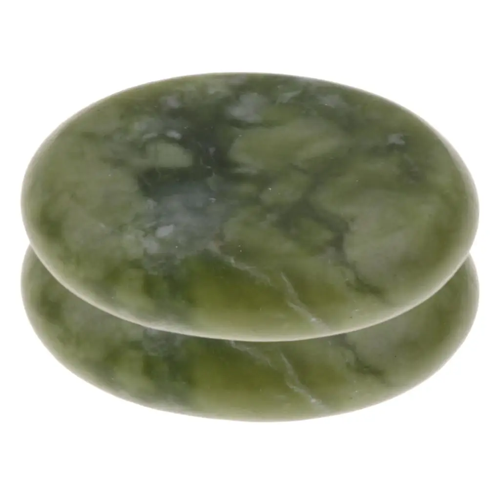 2 x Professional Massage Stones, Hot Essential Massage Stones Set for Professional or , Relaxing (3 x 4cm)