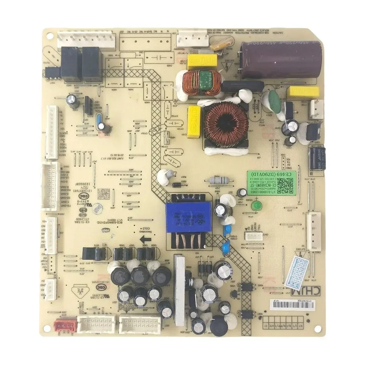 

TuyaНовая компьютерная плата для холодильника Midea 17131000012065 CE-BCD469WE-ST DZ90V1D, детали для холодильника Alexa Google Assistant