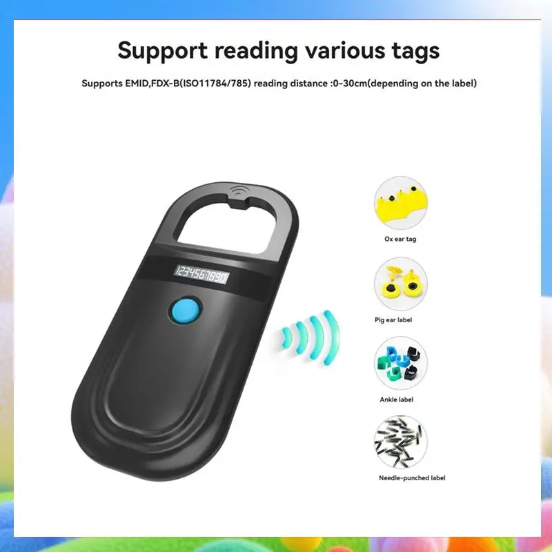 

Pet RFID Reader 134.2Khz 125Khz Dual-Frequency Pet Chip Scanner USB+Bluetooth Pet Cat Dog Chip For Animal Tag-AA25