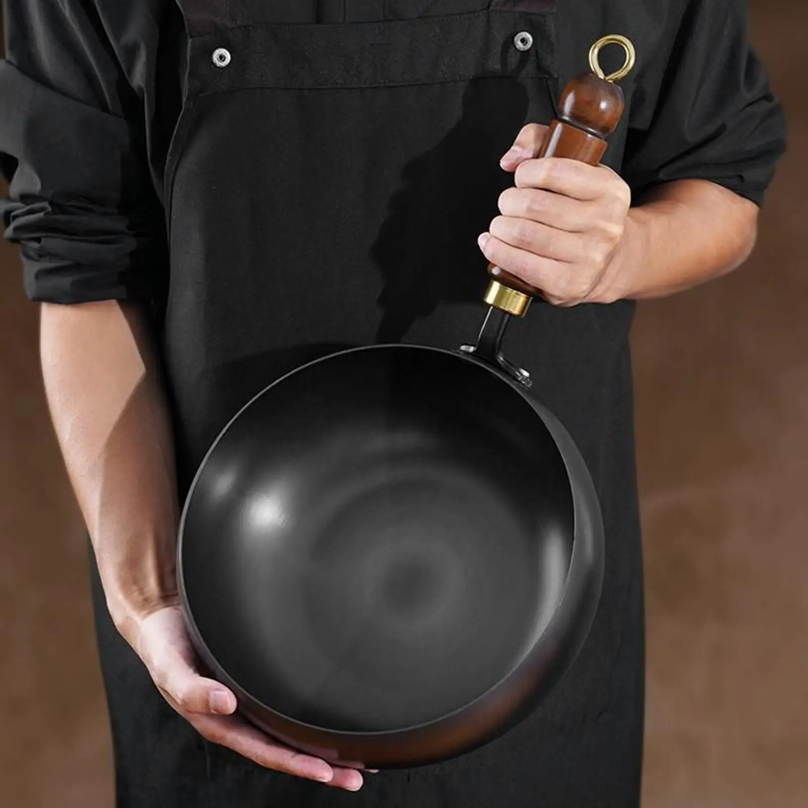 

New Traditional Household Large-bellied Stew Pot, Non-stick Soup Pot, Induction Cooker, Uncoated Smooth Iron Pot, 24cm diameter