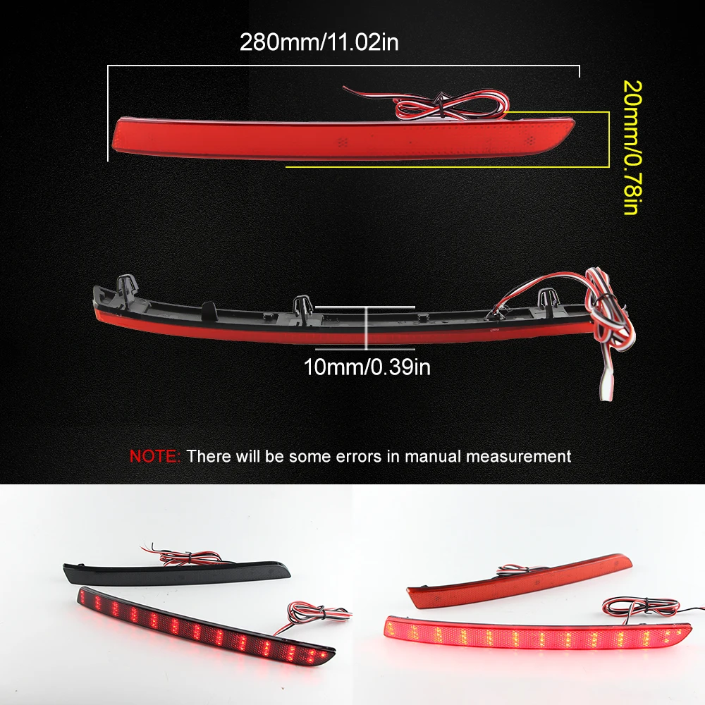 Rear Bumper Reflector LED Tail - Grow Light T5 review and price