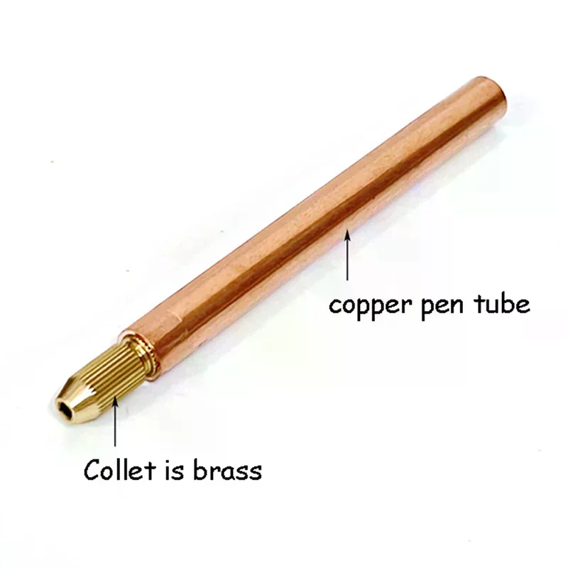 

Battery spot welding pen, handheld copper strip 3mm core DIY spot welding pen, threaded fixing battery spot welding accessory