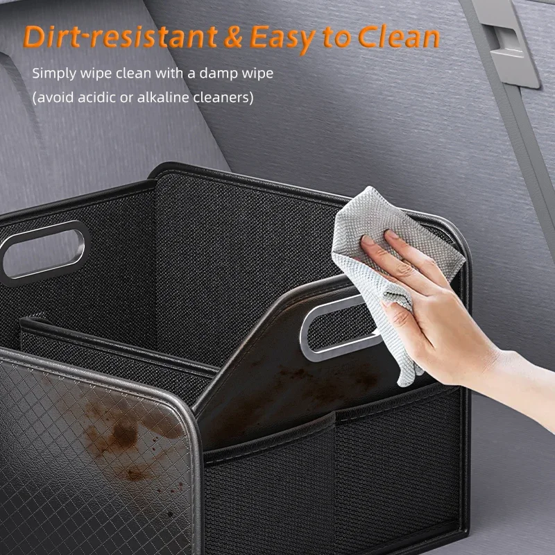 

Ромбический органайзер для багажника автомобиля из искусственной кожи — складной и складной ящик для хранения для внедорожников и MPV | Решение для хранения ботинок на спинке сиденья