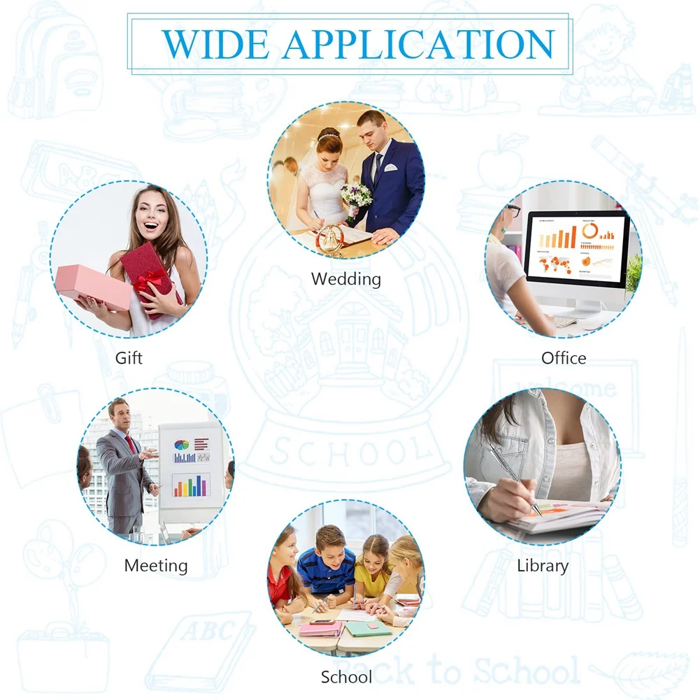 

AP-8Pcs Cute Pen Bling Diamond Pens Christmas Rhinestones Gift Metal Ballpoint Pens Fancy Sparkly Crystal Pens