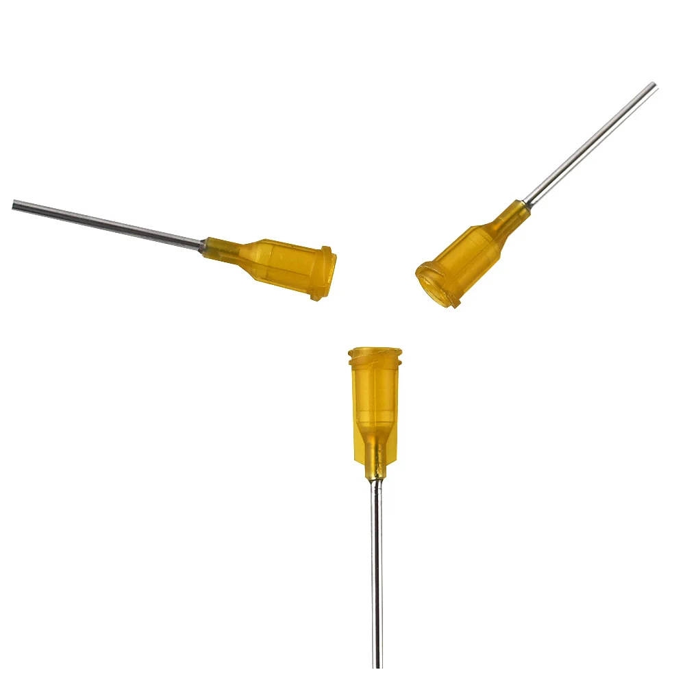 ث/ISO القياسية الاستغناء الإبر PP لور قفل المحور طول الأنابيب الدقة S.S الاستغناء 1 بوصة 17G نصائح حادة حزمة من 30