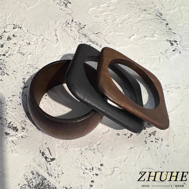 

A retro Multi-layer Layered Wooden Bracelet Is A Perfect Jewelry Accessory For Women's Carnival As A Gift For Your Girlfriend