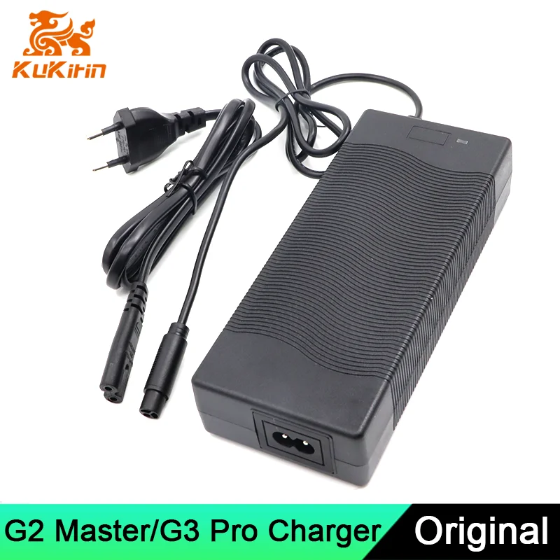 

Оригинальное зарядное устройство 58,8 В, 2,0 А, 100-240 В для Kukirin G3 Pro/G2 Master, литиевое зарядное устройство для электронного скутера Kukirin, сменные аксессуары