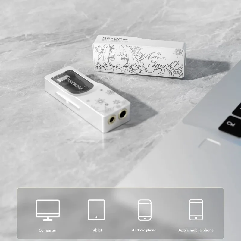 TANCHJIM SPACE PROHIfi Decoder Limited Edition Dual Decoder Dual Amplifier Chip Portable Headphone Amplifier Decoder Gifts