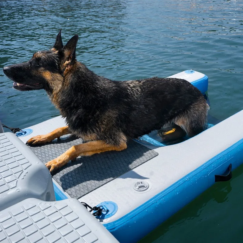 High Quality Pet Stairs Portable Dog Water Ramp Inflatable Large Dog Boat Ramp