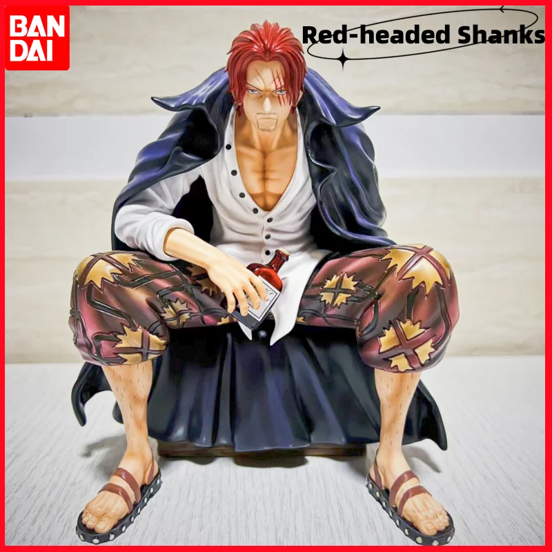 

One Piece Shanks Figure Film Red Yonko Red Hair Anime Figure Pvc Statue Figurine Decoration Model Doll Toys Christmas Gift