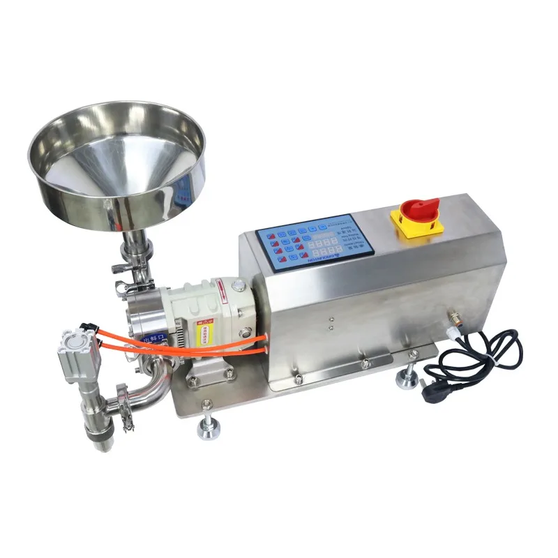 

Semi Automatic Rotor Lobe Pump Filler Peanut Butter Lotion Cream Jam Paste Honey Sauce Gel Filling Machine