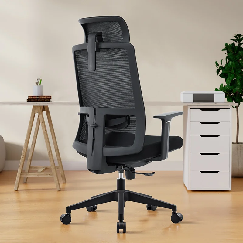 July005 Factory Direct Sale High Back Mesh Task Chair Ergonomic Swivel Chair Computer Revolving Mesh Office Chair for Meeting Ro