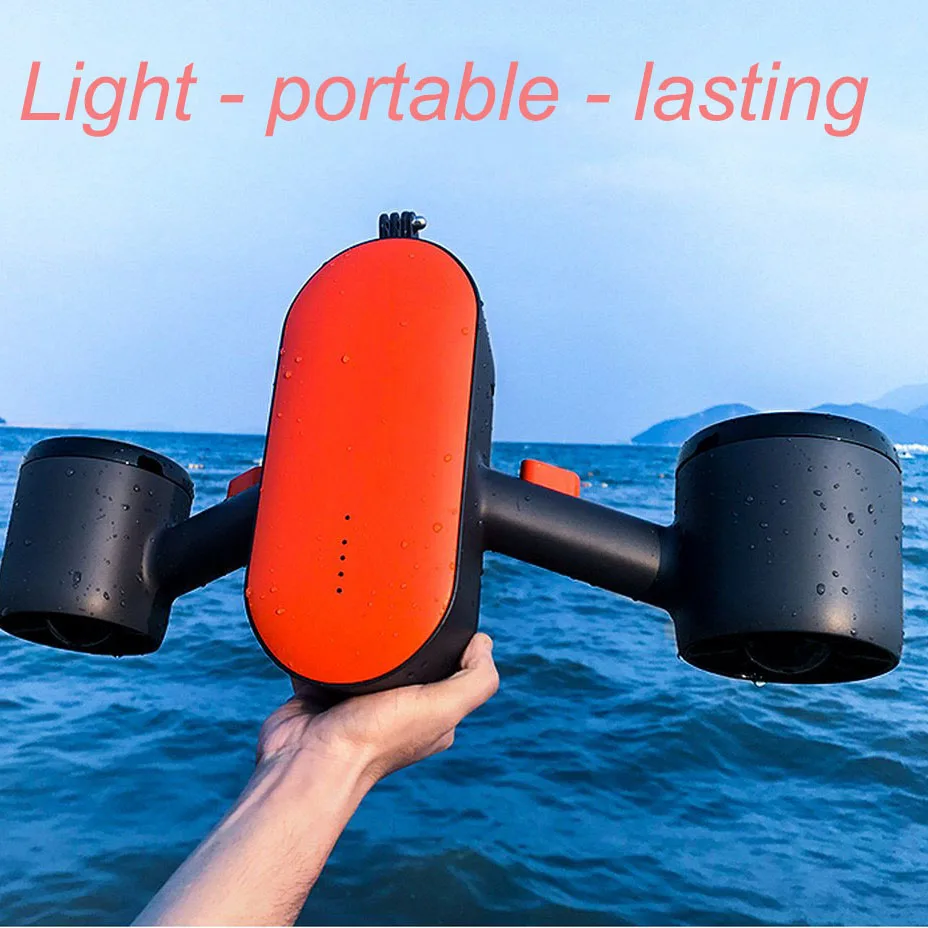 Diving Sports Equipment Electric Underwater Scooter 350W Water Autocycle Dual Speed Water Propeller Suitable For Ocean