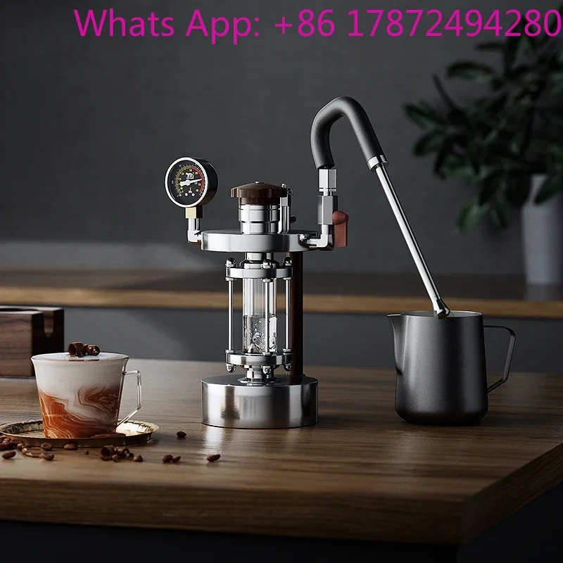 

Milk Frother Steamer High Pressure Dry Steam Coffee Milk Foamer for Espresso 1Bar-2.5Bar 1-5 Steam Holes Optional