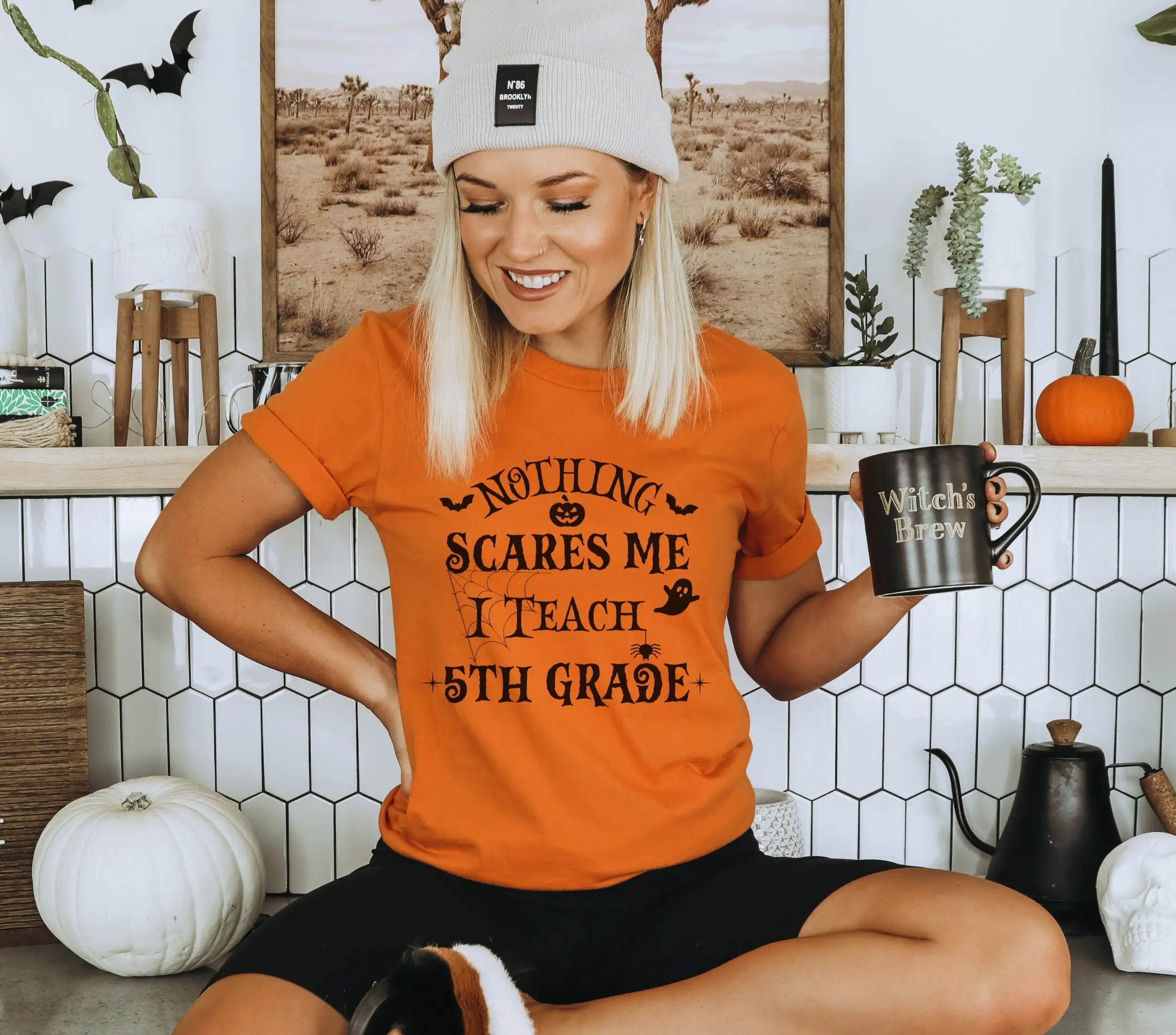 Halloween Teacher T Shirt Fifth Grade 5Th Costume For Teachers