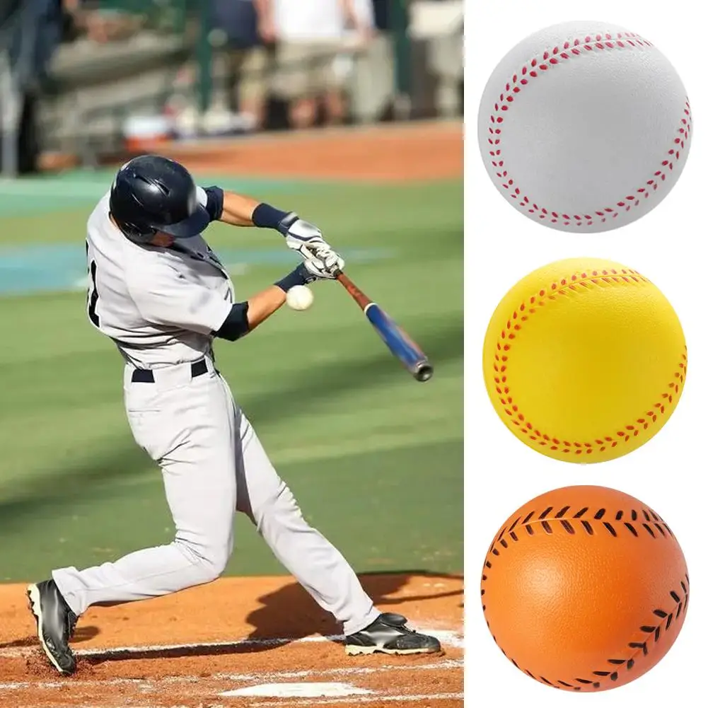 Soft Sponge Outdoor Sport Practice Trainning Base Ball Child BaseBall Softball Standard Ball For Practic Balls Outdoor Golf D9L2