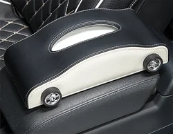 New 1Pcs Car Tissue Box Towel Sets  Auto Interior Storage Decoration for Car Decor Accessories
