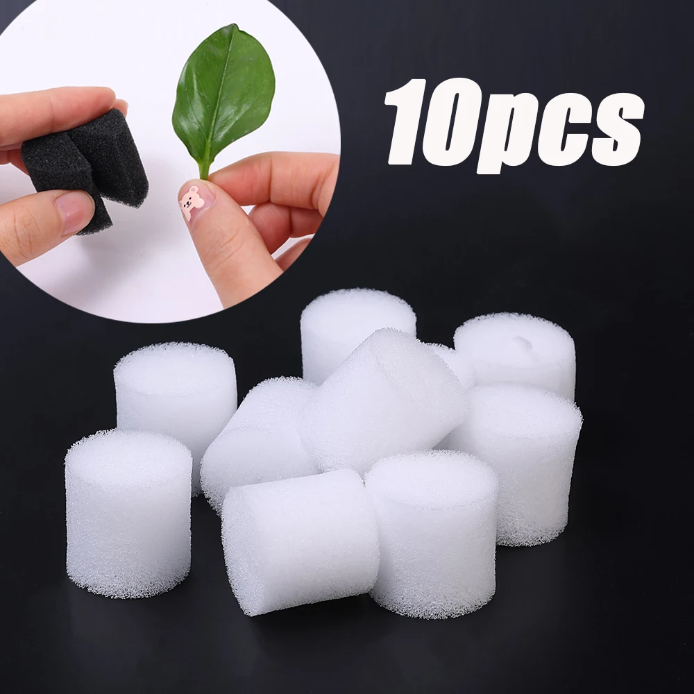 10pcs Rooting Sponge Hydroponics Block Cloning Collar Seedling Sponge Aquaponics Net Pot Sponge Anti-Alga 3 Size Available