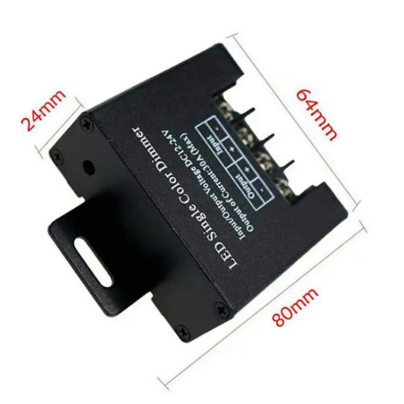 

【СОВЕРШЕННО НОВЫЙ】DC12V-24V для беспроводного контроллера диммера светодиодной ленты-11 клавишного пульта дистанционного управления, одноцветный, регулируемый переключатель яркости