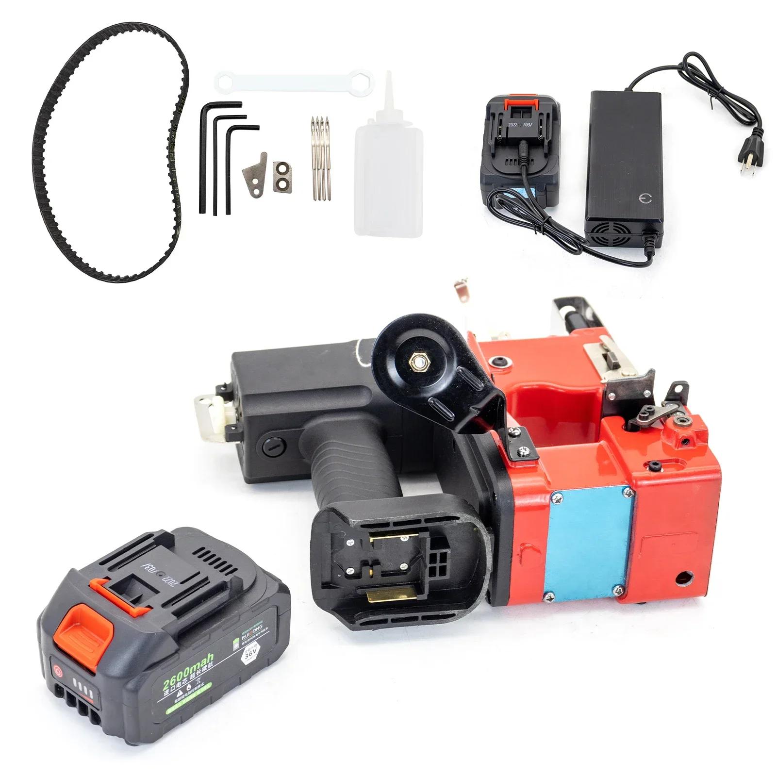 طاقة البطارية أو المكونات الكهربائية ماكينة خياطة يدوية صغيرة محمولة متعددة الوظائف