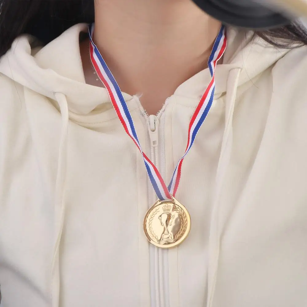 Winner Reward Gold Silver Bronze Medals Dancing Sports Game Children's Award Medals Swimming Running Plastic Competition Prizes