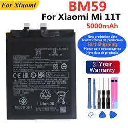 BM59 Battery For Xiaomi Mi 11T 5000mAh Mobile Phone Battery Bateria Batteries Fast Deliver