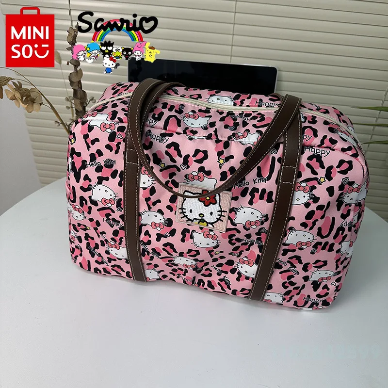 HelloKitty New Boarding Travel Bag Fashionable High Quality Waterproof Travel Bag Versatile Large Capacity Family Storage Bag