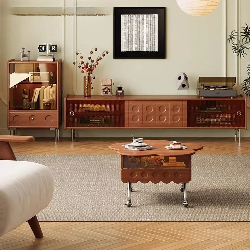 B Solid Wood Tv Cab…