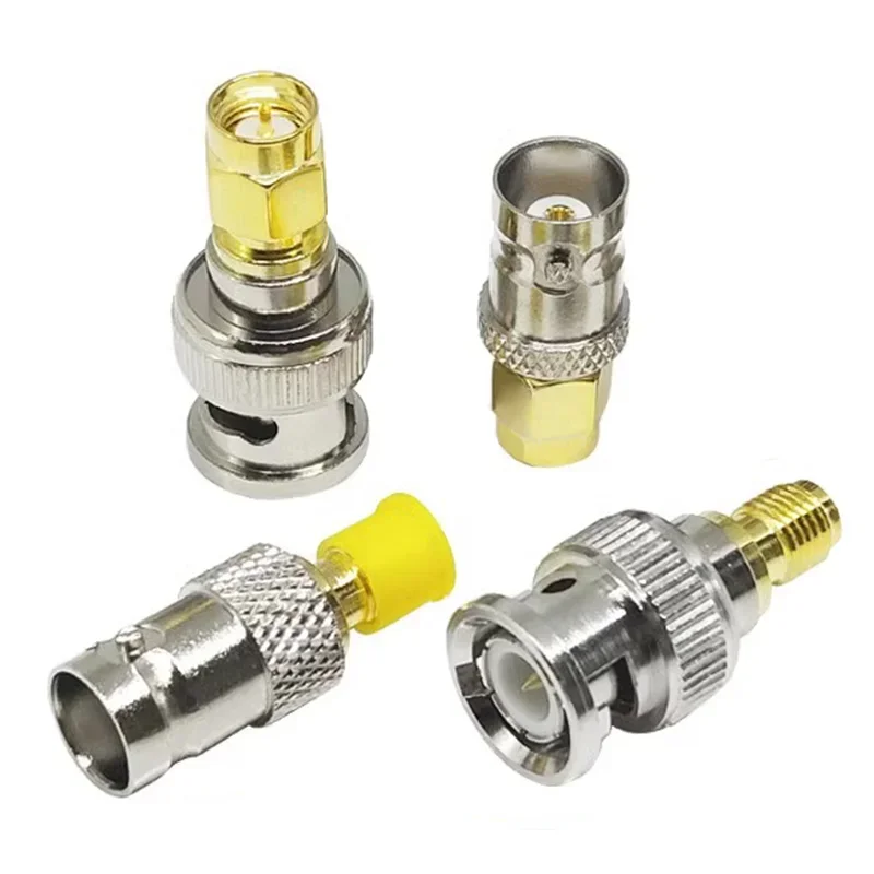 5/20/100PCS SMA to BNC M/F Radio Antenna Connector Adapter RF Coax Converter Kit M/F Radio Antenna Adapters Coaxial