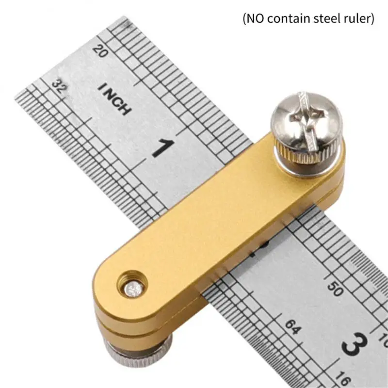 Carpenter Square, Combination Right Angle Ruler, Ruler Positioning Block Adjustment Positioning Limit Scriber Line Marking Gauge