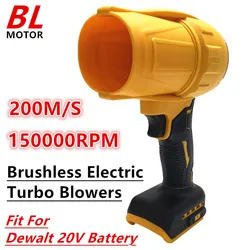 Fit For Dewalt 20V Battery Electric Turbo Blowers Brushless Air Blower Handheld Violent Fan Air Duster Car Dryer Power Tools