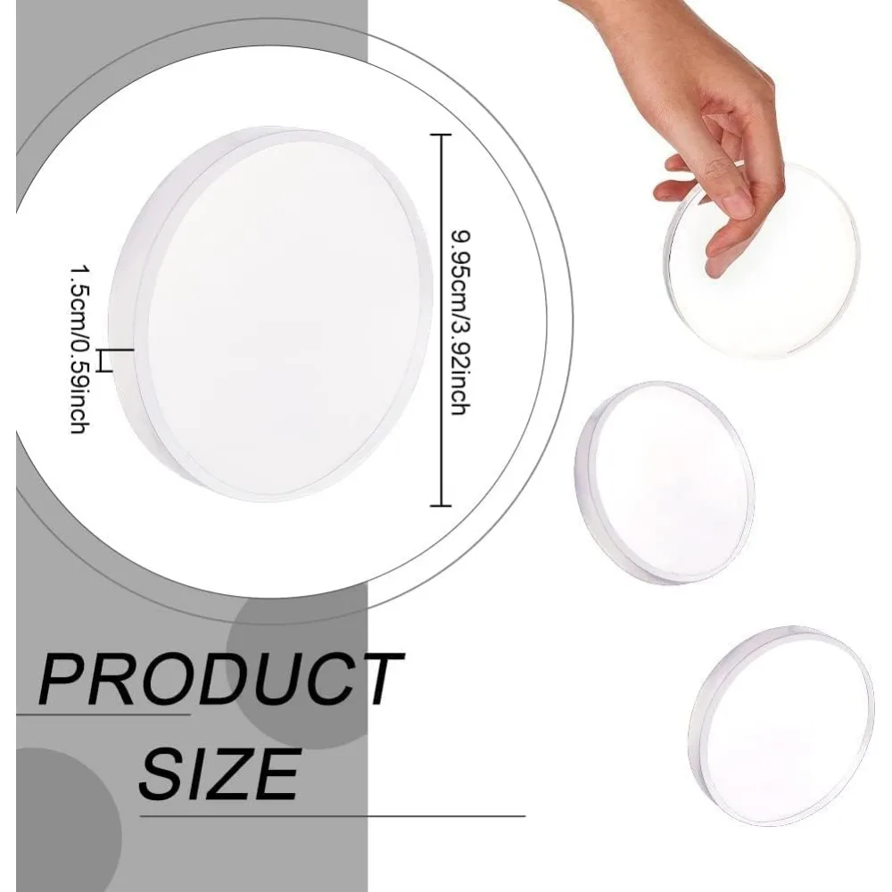 Acrylic Beveled Round Display Base 0.6