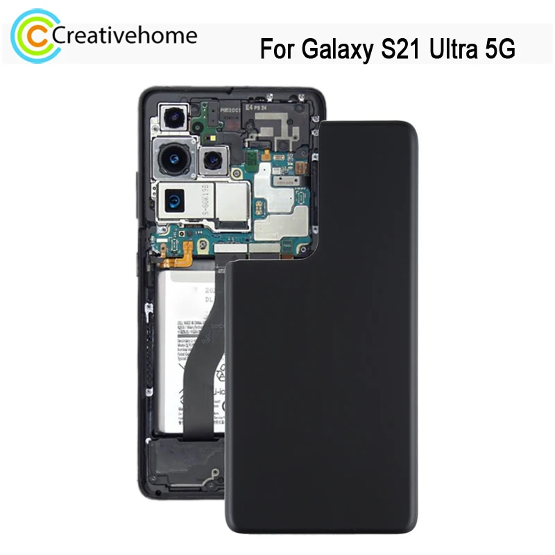 Battery Back Cover For Samsung Galaxy S21 Ultra 5G Rear Cover Repair Spare Part