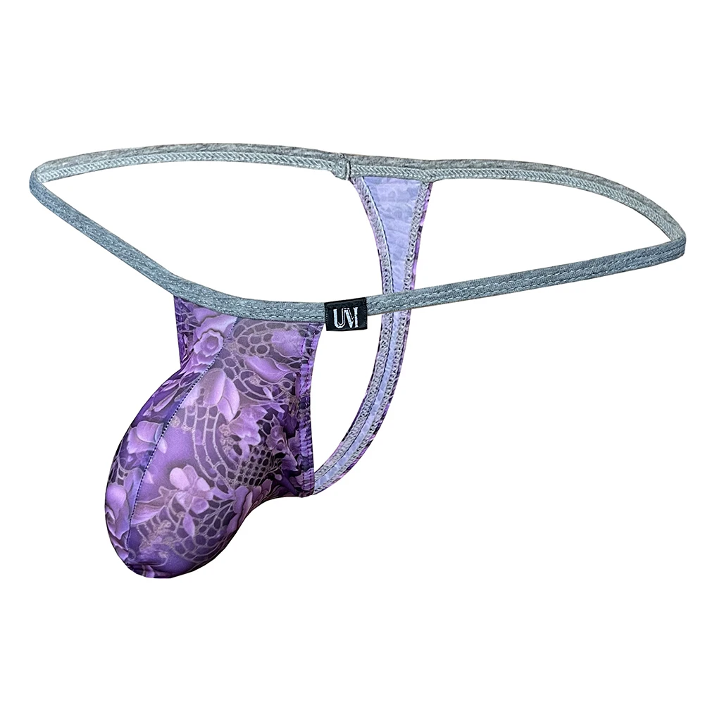 

Comfortable Mens Underwear Mens Underpants Bulge Tanga Thongs Elastic G-string Lingerie Low Rise Nylon Panties