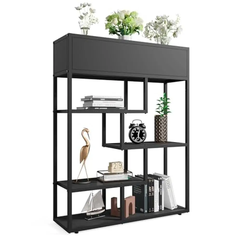 4 Tier Multifunctionele Boekenplank Plant Stand Display Rack Home Decor Vrijstaande Home Office Eetkamer Slaapkamer Woonkamer