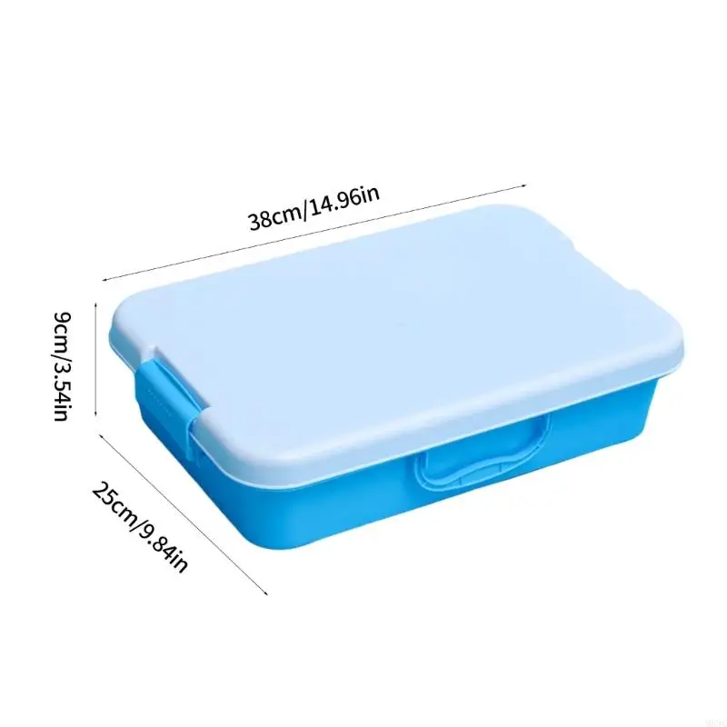 M89C Portable Stackable Kids Sand vassoio set bidoni stoccaggio in plastica per strumenti artigianato giocattolo
