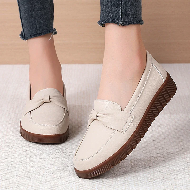 Women\'s Boat Shoes Cloth Sweet Bread Women\'s Maternity Flat Shoes Women\'s Casual Flat Shoes Ballet Dance Shoes Office Work Shoes