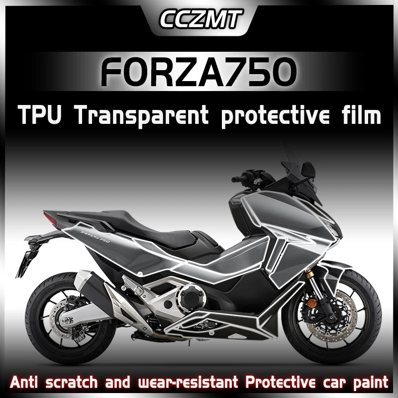 For Honda FORZA750 Forza 750 2023 Invisible Car Clothing TPU Paint Transparent Protection Film Accessories Retrofit