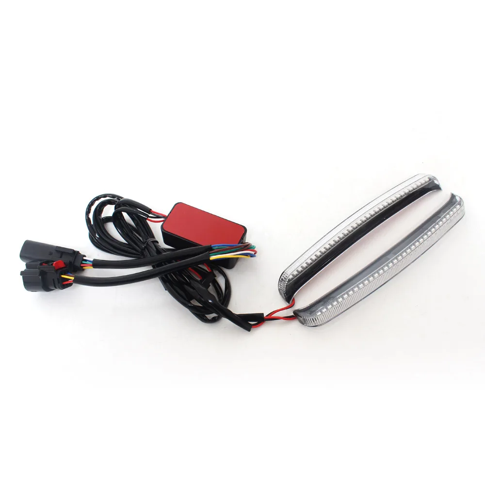 LED Flowing Saddlebag Light Turn Signal Brake Running Lamp Fit Harley Touring Road King Electra Street Glide 2014-2023 Motorcycl