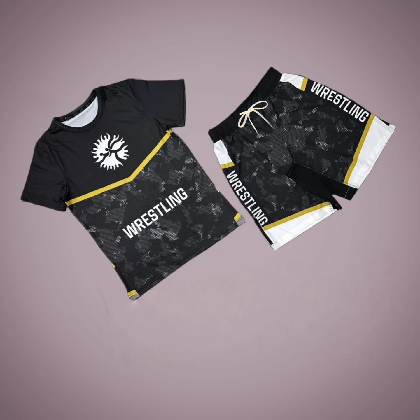 2026 Adult Chirdren Wrestling Sports Set Quick Drying Breathable Rash Guard T-shirts Shorts Training for Combat Sportswear Suit