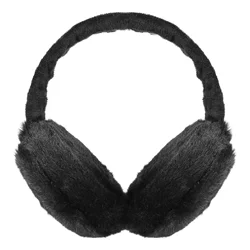 Baby Headbands Warm Winter Covers Heater Warmers Black Plush Miss Toddler
