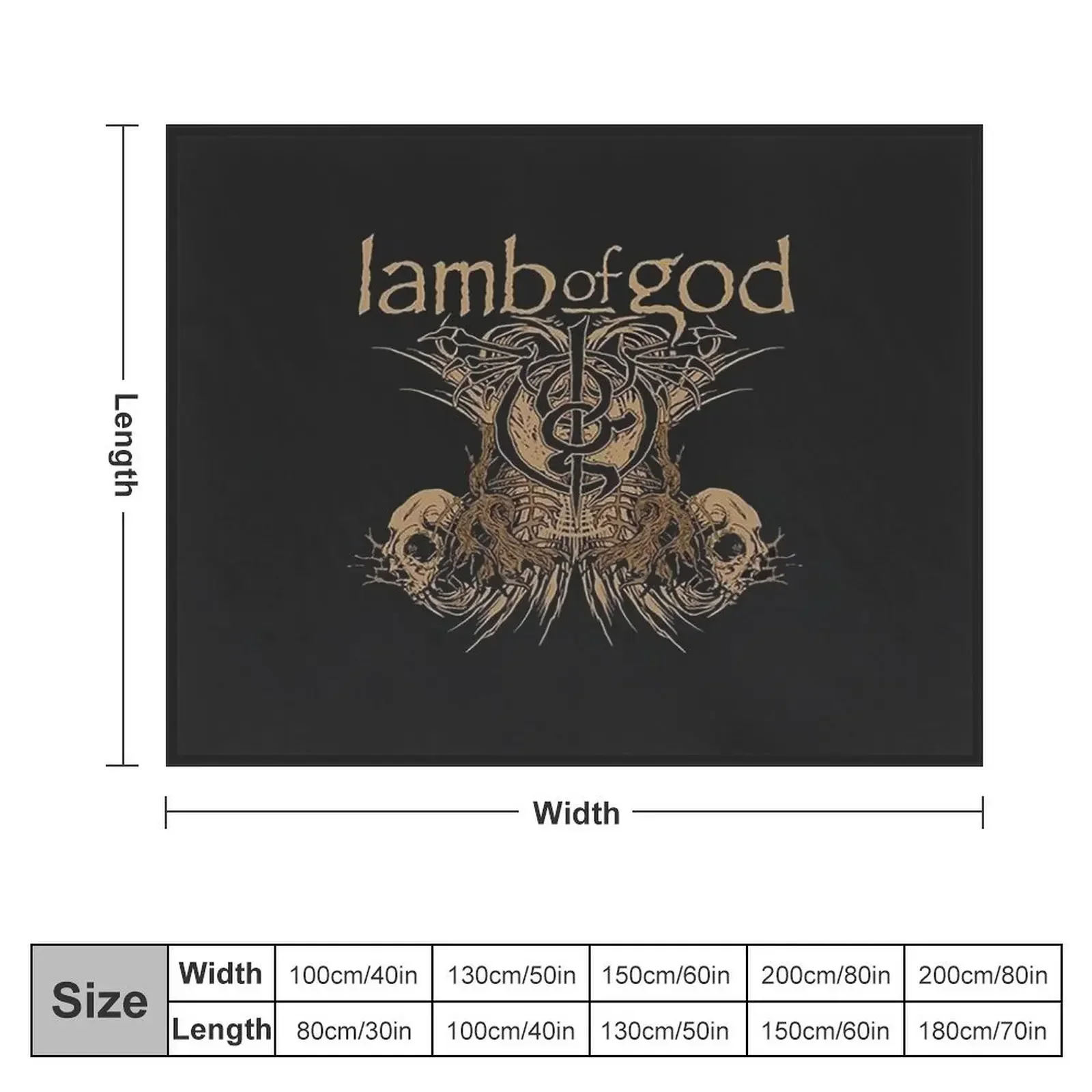 New lamb of god band Throw Blanket Soft Plush Plaid for winter Blankets